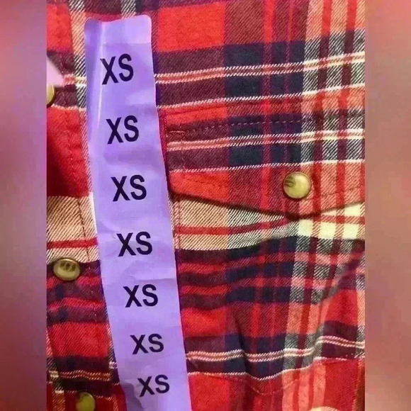 Jachs Girlfriend plaid Shirt size XS - Picture 6 of 7